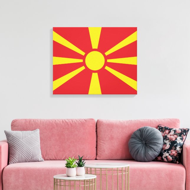 Nordmazedonien Leinwanddruck (Insitu (Wohnzimmer))