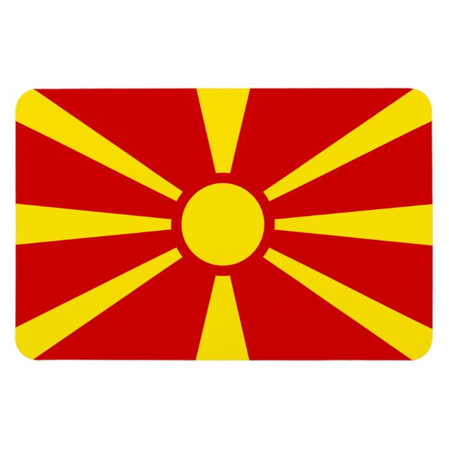 Nordmazedonien Magnet (Horizontal)