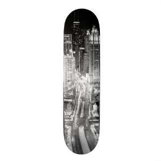 Nordmichigan-Allee in Chicago nach Winter Skateboard