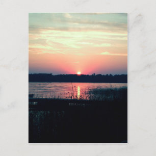 Nordminnesota-Sonnenuntergang Postkarte