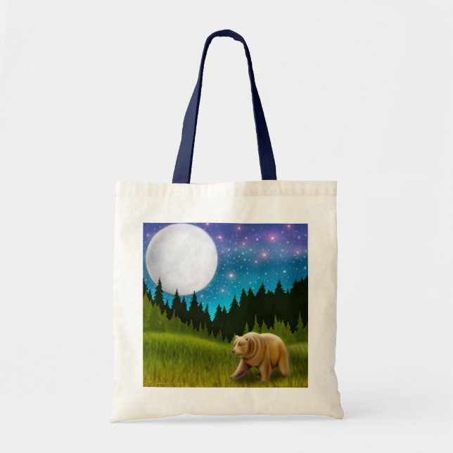 Nordmondgrizzly-Taschen-Tasche Tragetasche (Vorne)