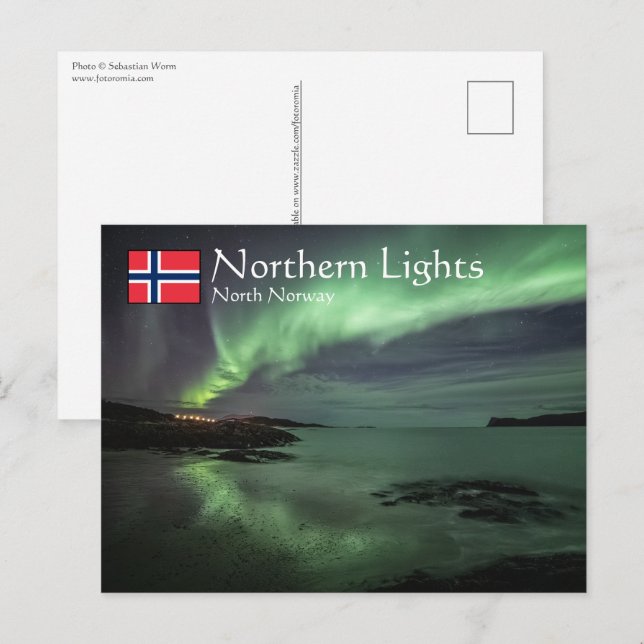 Nordnorwegen Postkarte (Vorne/Hinten)
