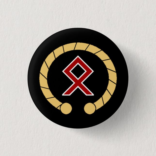 NordoCeltic Abzeichen - Torc u. Rune Button (Vorderseite)