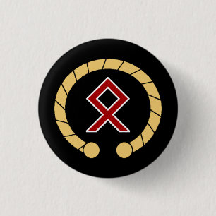 NordoCeltic Abzeichen - Torc u. Rune Button