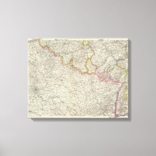 Nordost-Frankreich Leinwanddruck (Vorderseite)