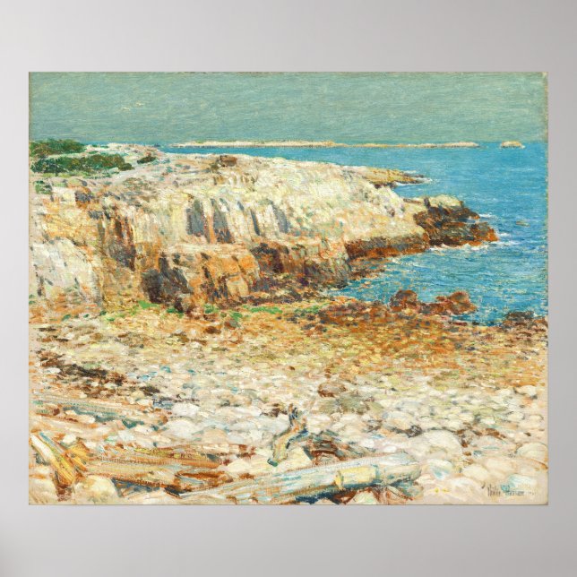 Nordost-Headland, Chiles Hassam Fine Art Poster (Vorne)