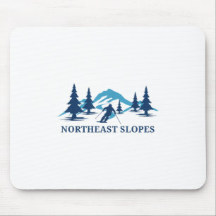 Nordost-Pisten Vermont Ski Resort Skifahren _ Mousepad