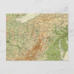 Nordost-Staaten Postkarte