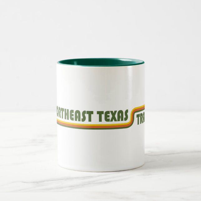 Nordost-Texas-Weg Zweifarbige Tasse (Mittel)