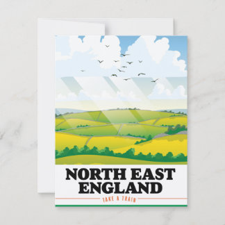 Nordostengland Reiseplakat.
