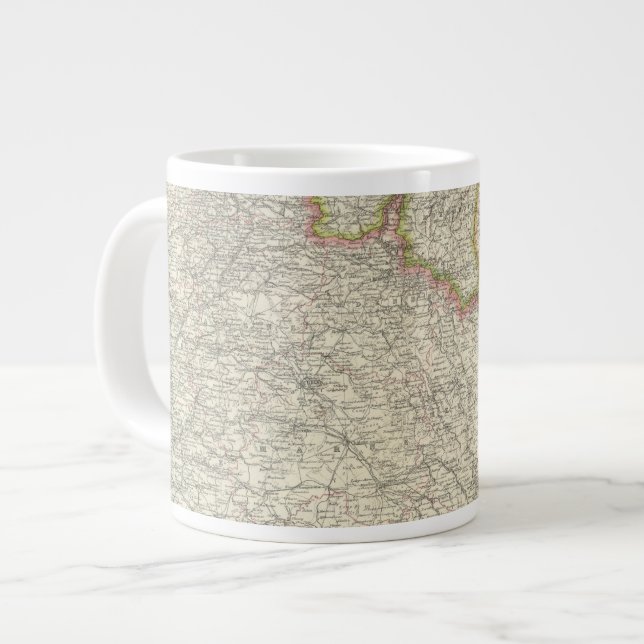 Nordostfrankreich Jumbo-Tasse (Vorderseite Links)