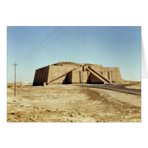 Nordöstliche Fassade des ziggurat, c.2100 BC