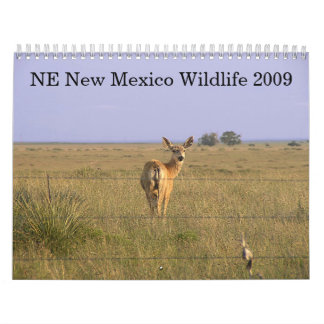 Nordöstliche New Mexiko-wild lebende Tiere 2009 Kalender