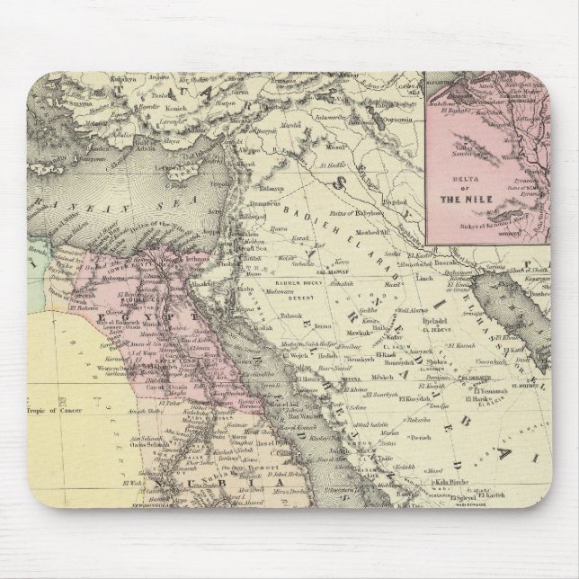 Nordöstliches Afrika Mousepad (Vorne)
