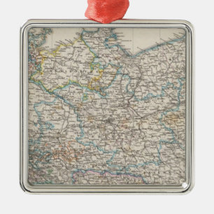 Nordöstliches Deutschland Silbernes Ornament