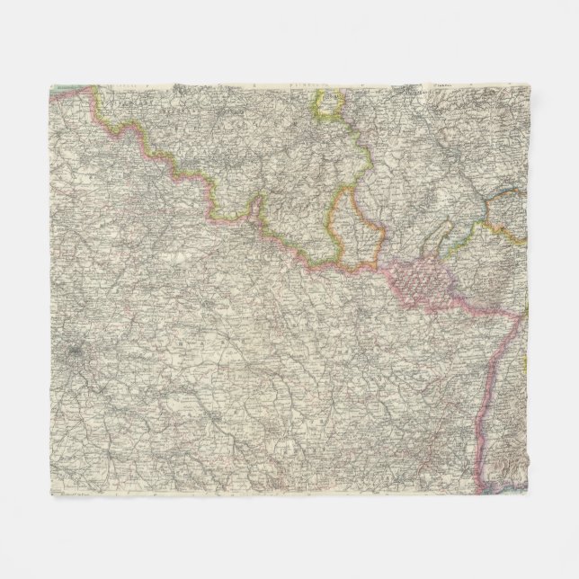 Nordöstliches Frankreich Fleecedecke (Vorderseite (Horizontal))