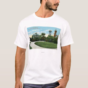 Nordpark-Ansicht von Brownell Schule, Feuer T-Shirt