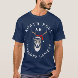 Nordpol Alaska 🦌 Im Flugzeug Karibik 🏒 Hockey T-Shirt
