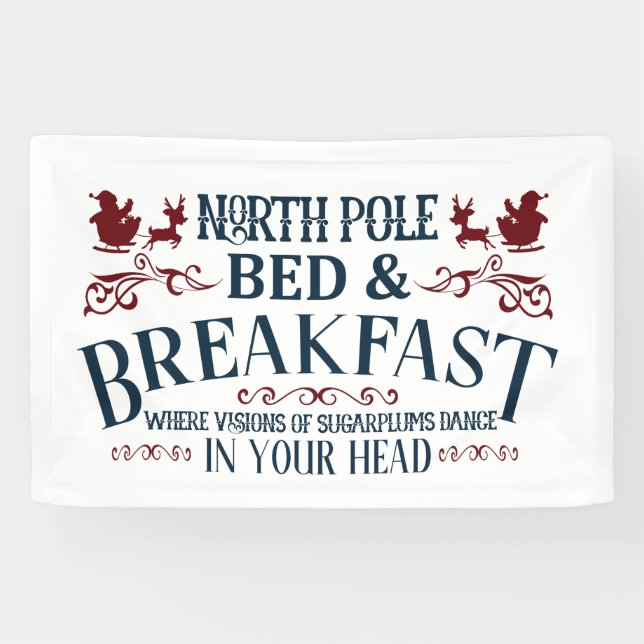 Nordpol Bed Breakfast Weihnachten Banner (Horizontal)