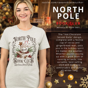 Nordpol Buchclub Damen Tri-Blend T-Shirt Shirt