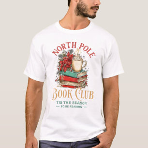 Nordpol Buchclub Die Zeit zum Lesen ist da T-Shirt