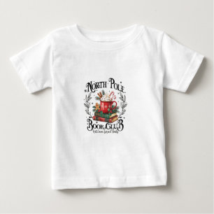 Nordpol Buchclub Heiße Schokolade Weihnachten Baby T-shirt