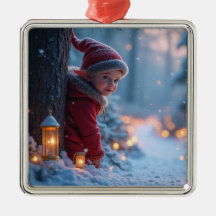Nordpol-Elf im Winter