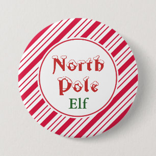 Nordpol-Elfen-Knopf Button