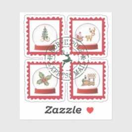 Nordpol-Express-Post – Weihnachtssticker Aufkleber