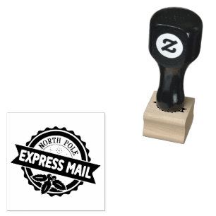 Nordpol-Expresspost Gummistempel