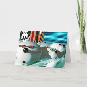 Nordpol Feiertagskarte