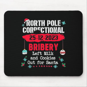 Nordpol korrigierte Weihnachtsfeierlichkeiten Spaß Mousepad