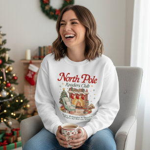 Nordpol Leserclub Buchliebhaber Weihnachten Sweatshirt