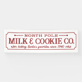 Nordpol - Milch- und Keksunternehmen Weihnachten Banner