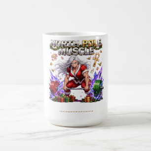 Nordpol Muskel Mrs Claus - Weibnachten Fitnessstud Kaffeetasse