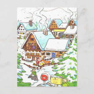 Nordpol Postkarte