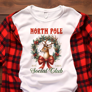 Nordpol Social Club Vintage Weihnachten Tri-Blend Shirt