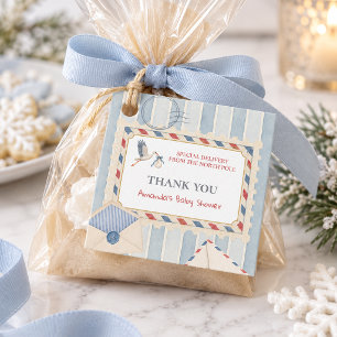 Nordpol-Sonderlieferung-Baby-Shower-Dekoration Geschenkanhänger