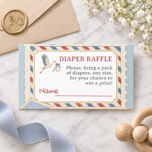Nordpol-Sonderzustellung-Baby-Shower-Windeln Begleitkarte