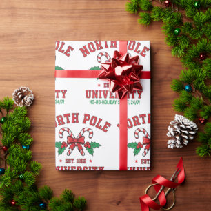 Nordpol-Universität Weihnachtsfest Geschenkpapier