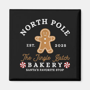 Nordpol-Weihnachten Die Jingle-Batch-Bäckerei-Sant Magnet