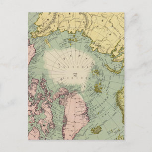 Nordpolarregionen Postkarte