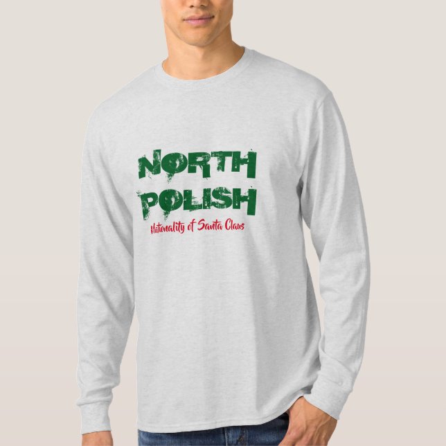 Nordpolnische Staatsbürgerschaft der santa-Klausel T-Shirt (Vorderseite)