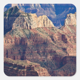 Nordrand Grand Canyon - Grand Canyon National Quadratischer Aufkleber