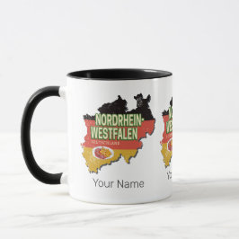 Nordrhein-Westfalen Deutschland Retro NRW Souvenir Tasse