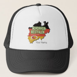 Nordrhein-Westfalen Deutschland Retro NRW Souvenir Truckerkappe