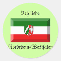 Nordrhein-Westfalen Flag Gem