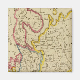 Nordrussland in Europa Magnet