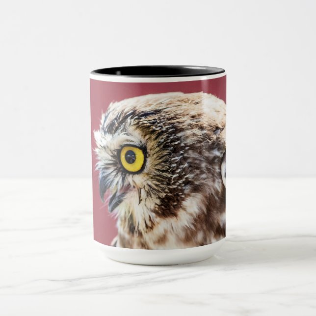 Nordsäge-Weiß-Portrait Tasse (Zentrum)