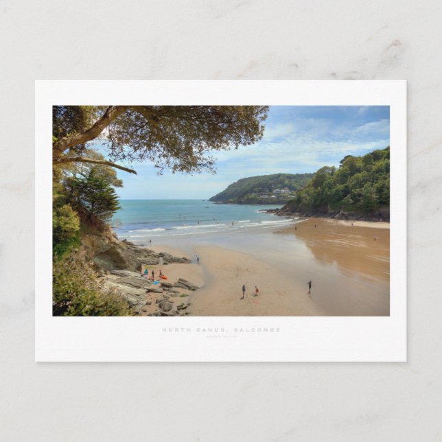 Nordsande, Salcombe Postkarte (Vorderseite)